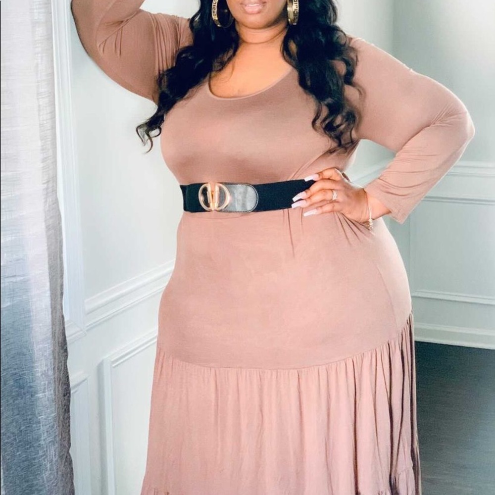 Tan dress